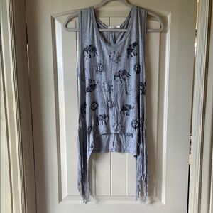 💙2/$5 23 Love Street Fringe Tank Top